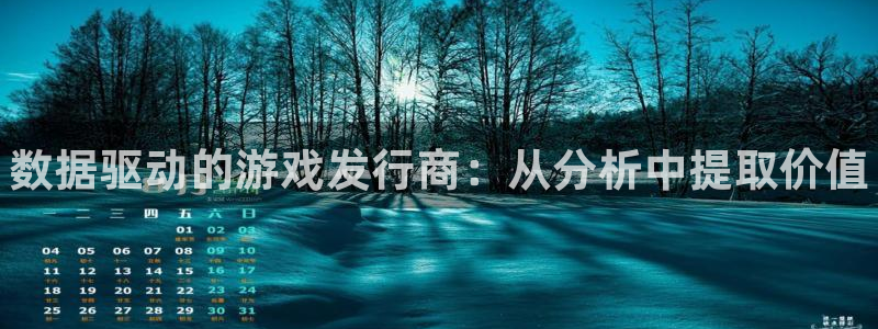 新宝GG民7O777：数据驱动的游戏发行商：从分析中提取价值